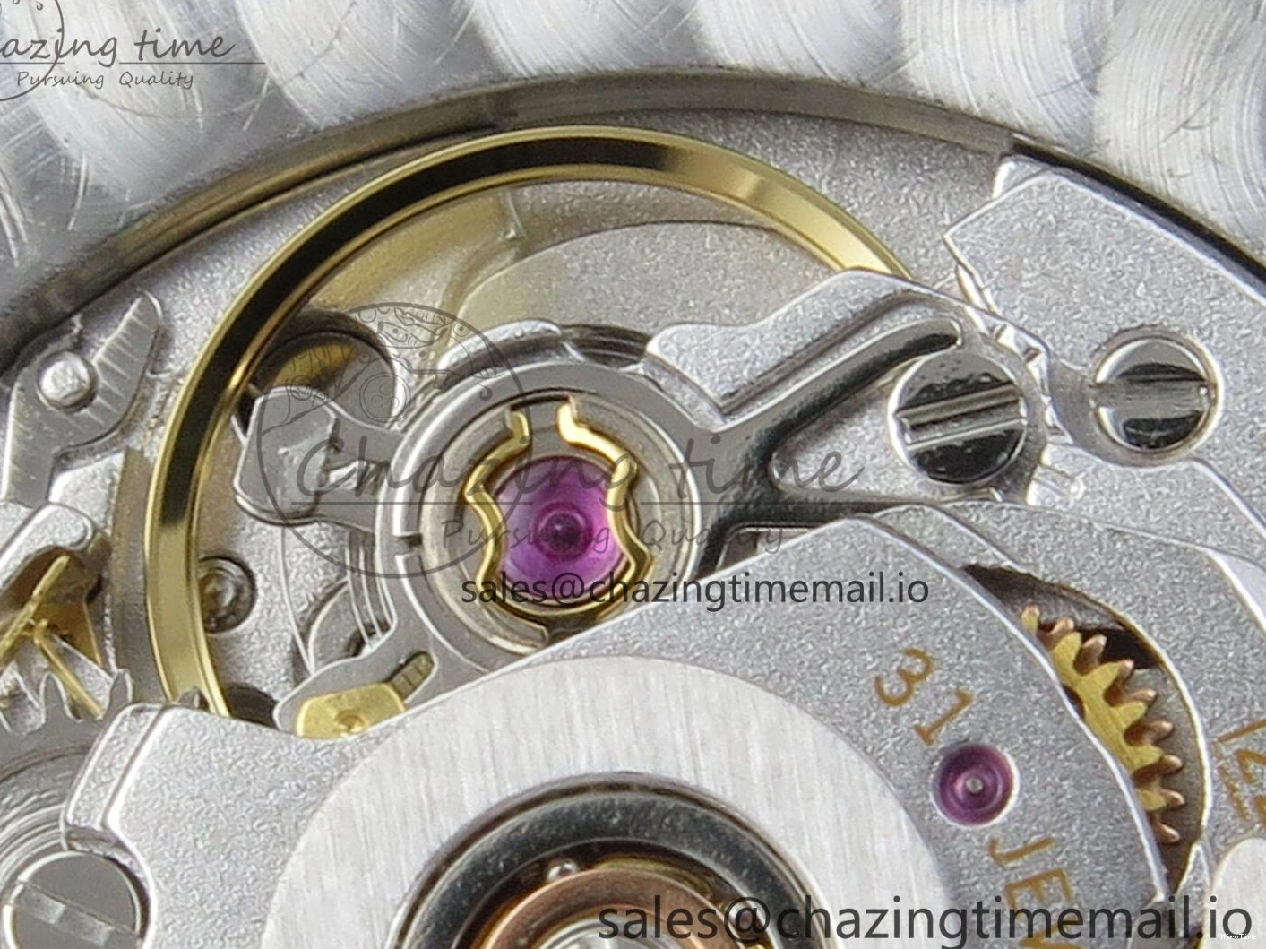 MiroTime 0511 DateJust 31 278383RBR THBF 1:1 Best Edition 904L Steel White Roman Dial Diamonds Bezel on SS YG Oyster Bracelet HZ Cal. Minimalist 44